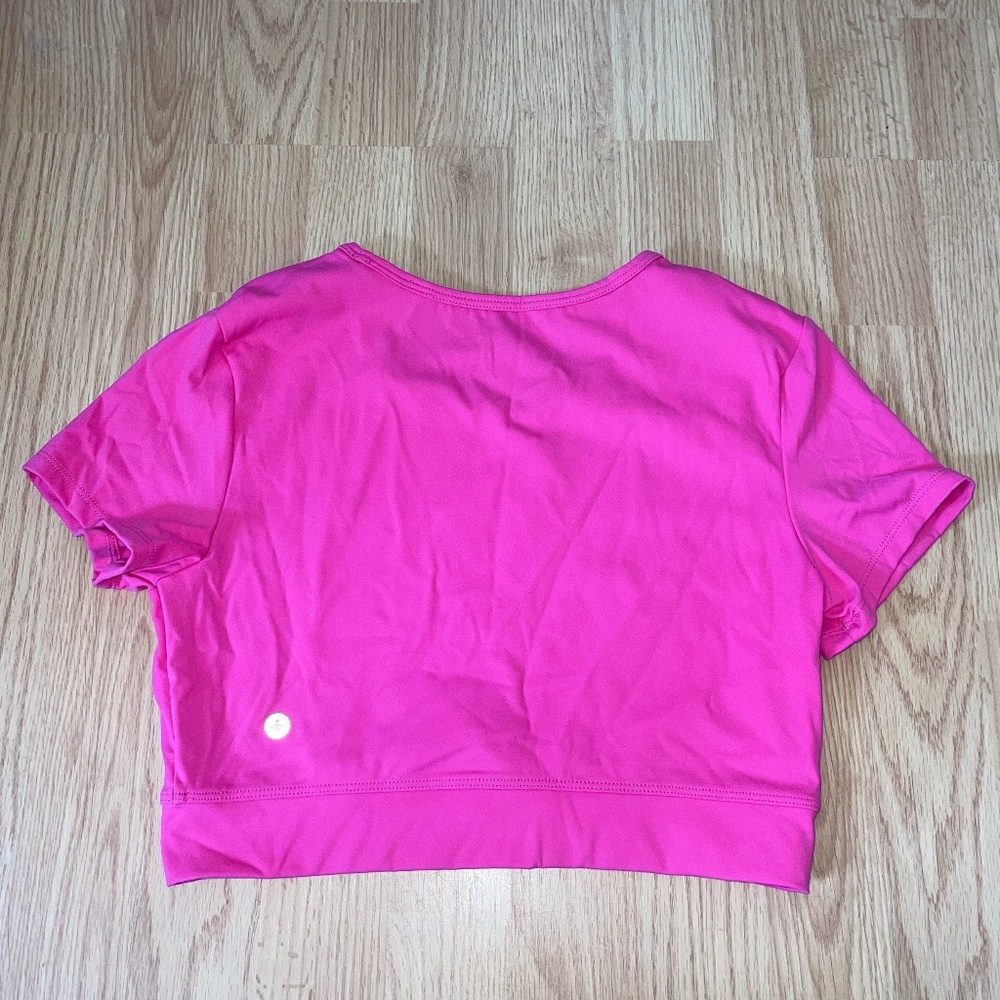 Halara SoftlyZero Plush Crossover Hem Cropped Top… - image 8